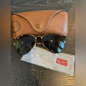 Rayban Tortoise Aviator Sunglasses